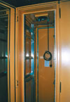 Figure 3. The cabinets are delivered pre-assembled to PSI